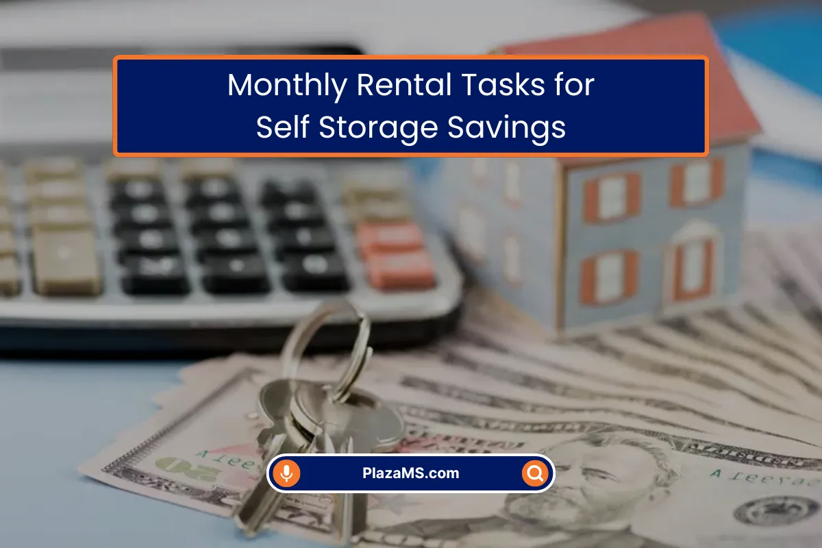 Monthly Rental Tasks for Savings