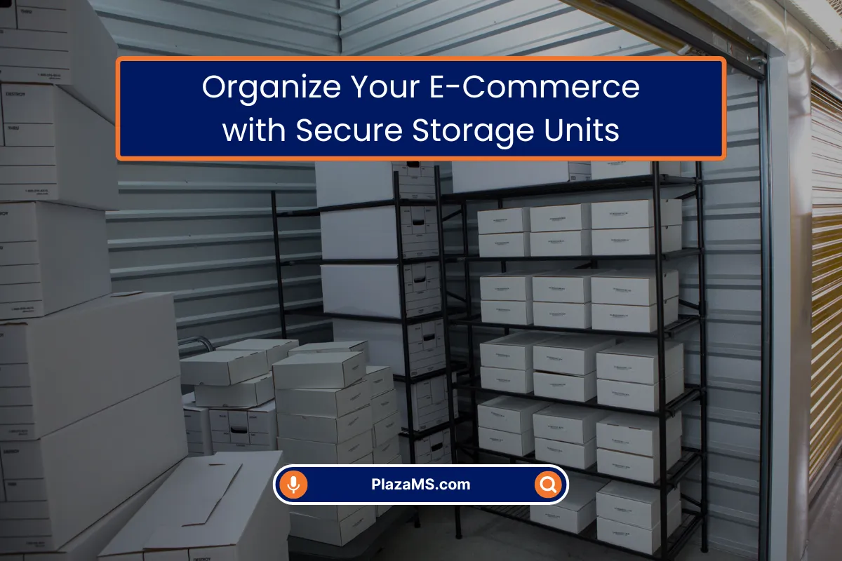 Organize E-Commerce with Storage Units Organize E-Commerce with Storage Units