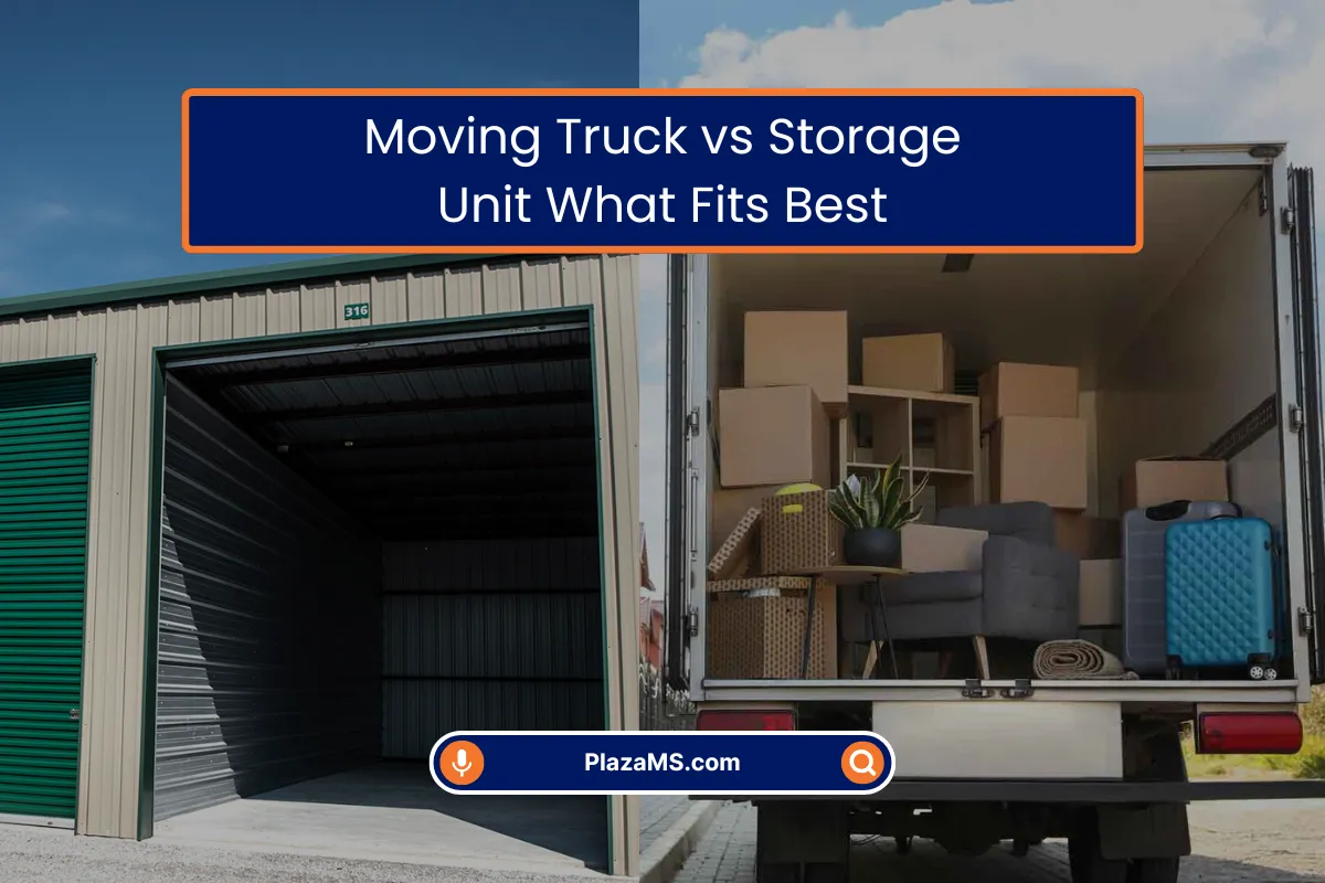 Moving Truck vs Storage Unit What Best Moving Truck vs Storage Unit What Best