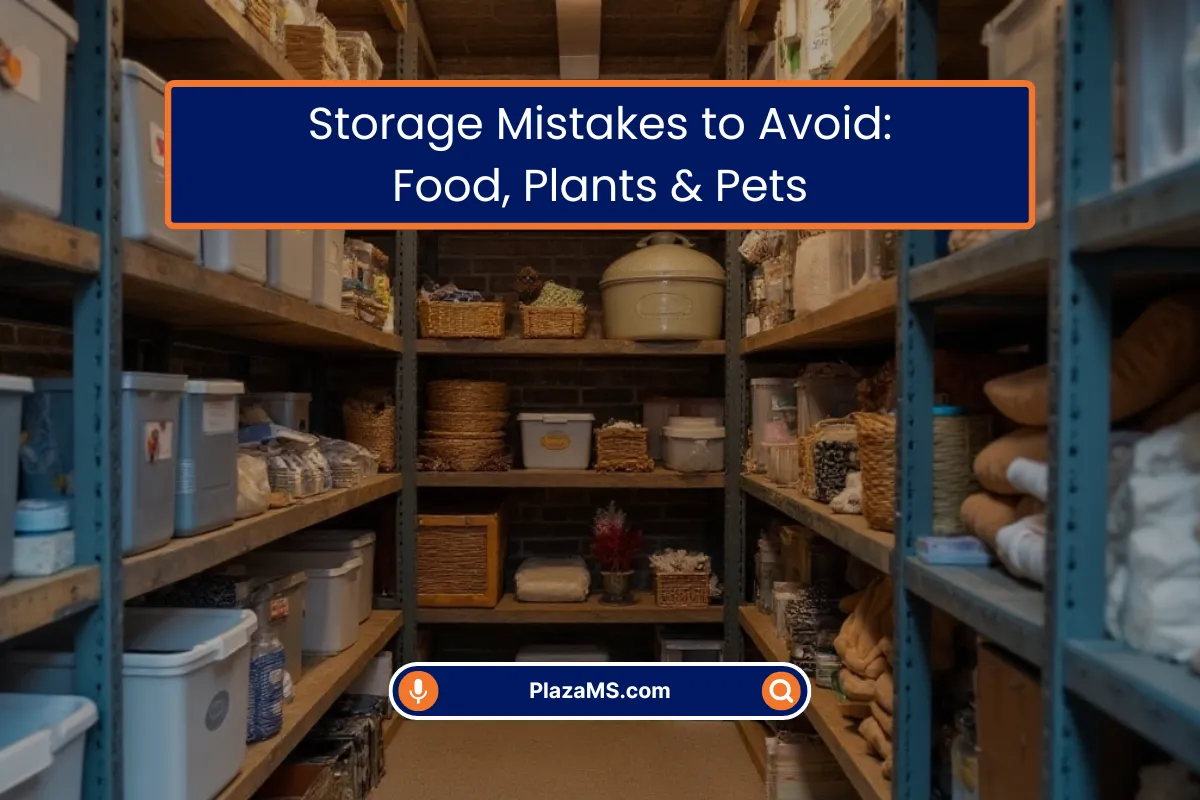 What Not to Store Food, Plants & Pet Supplies What Not to Store Food, Plants & Pet Supplies