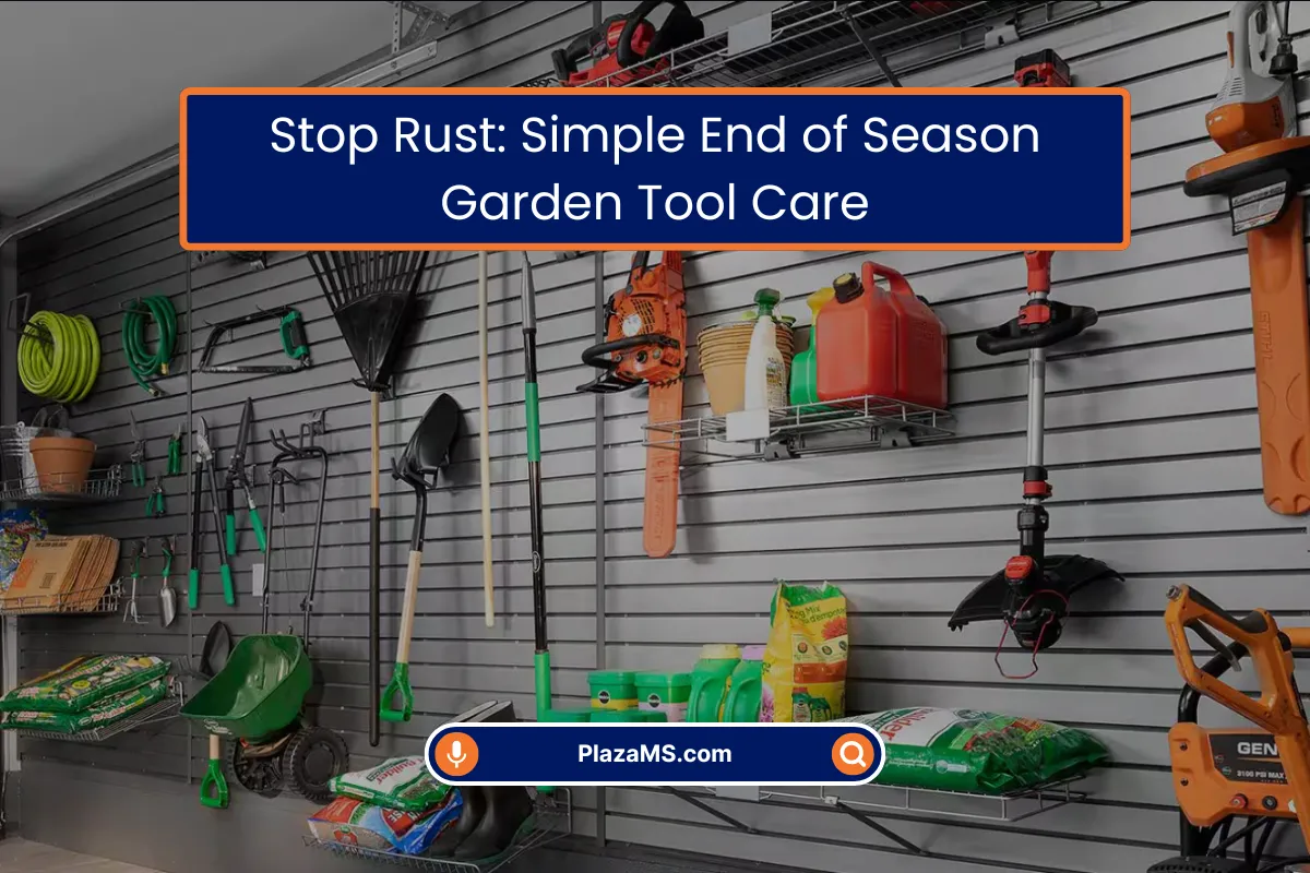 Simple End of Season Garden Tool Care